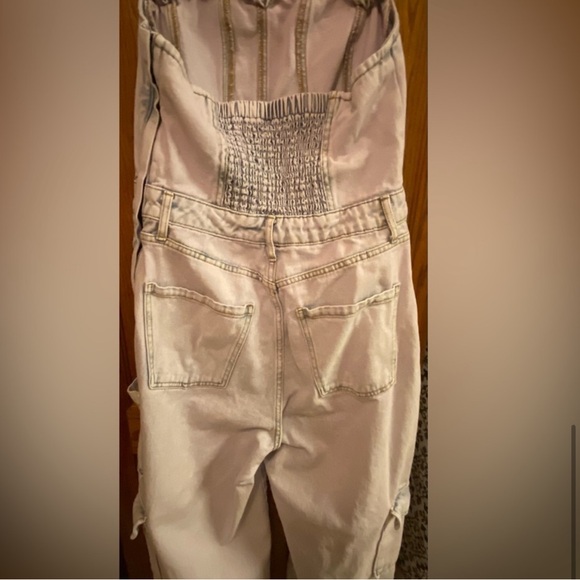 Wild Fable Strapless Jean Jumpsuit cc. - Picture 9 of 16